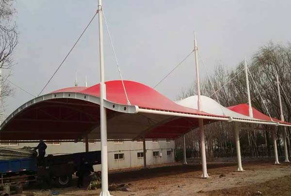 長(zhǎng)春膜結(jié)構(gòu)車(chē)棚的制作步驟