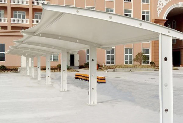 長春膜結構汽車棚一般采用哪幾種材料？