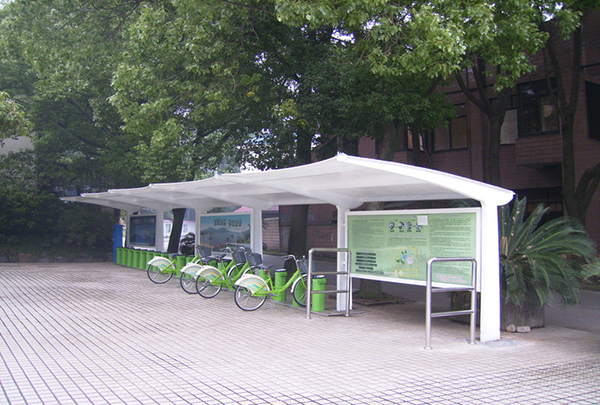 膜結構自行車棚興起,到底有哪些優(yōu)勢和特點呢？
